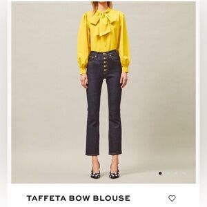 NWOT  Tory Burch Taffeta Bow Blouse. In perfect condition, never been worn.